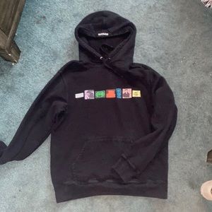 Large, Black Supreme Hoodie